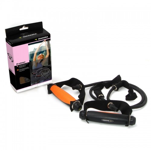 Σέτ λάστιχα Diadora με λαβές βάρους 1kg